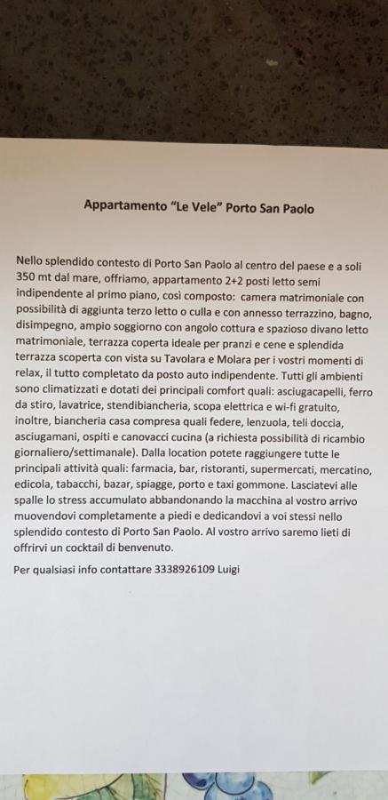 Le Vele Porto San Paolo (Sardinia)